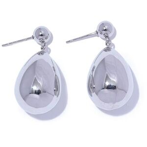 Silver dangle earrings
